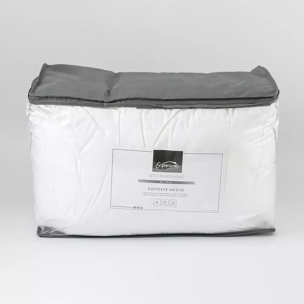Almohada Expressions Set 70X50Cm 2 Ud Microfibra 081812