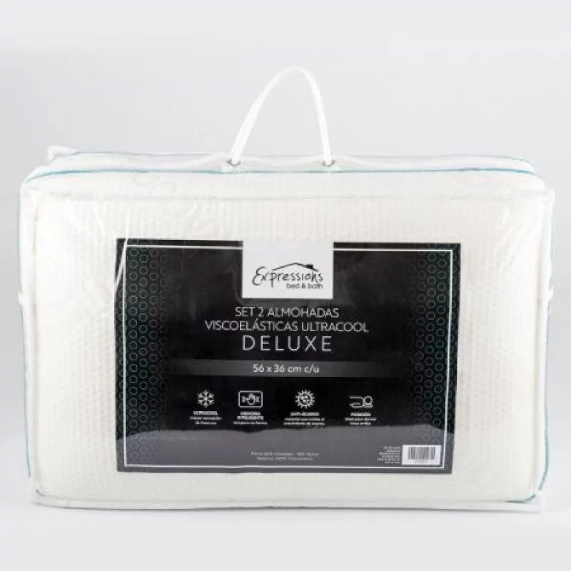 Almohada Expressions Setx2 Viscoelástica 56X36Cm Ultracool Medio Wel1002A