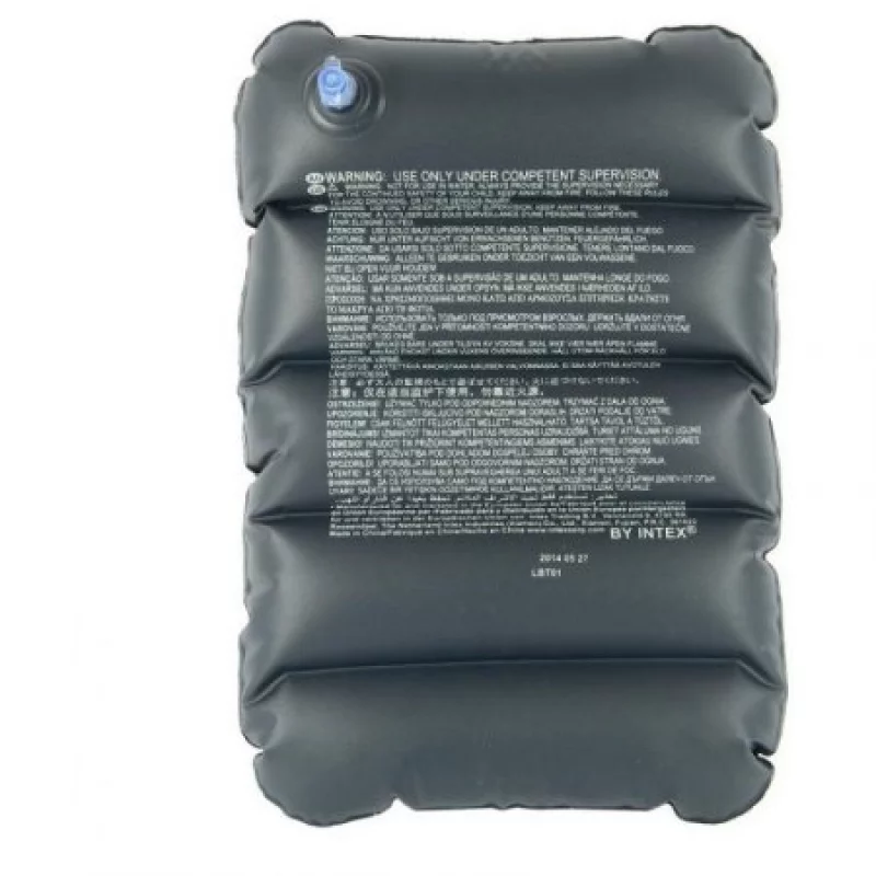 Almohada Intex Inflable 43X28X9Cm Azul Oscuro 3 Kg Plastico 68