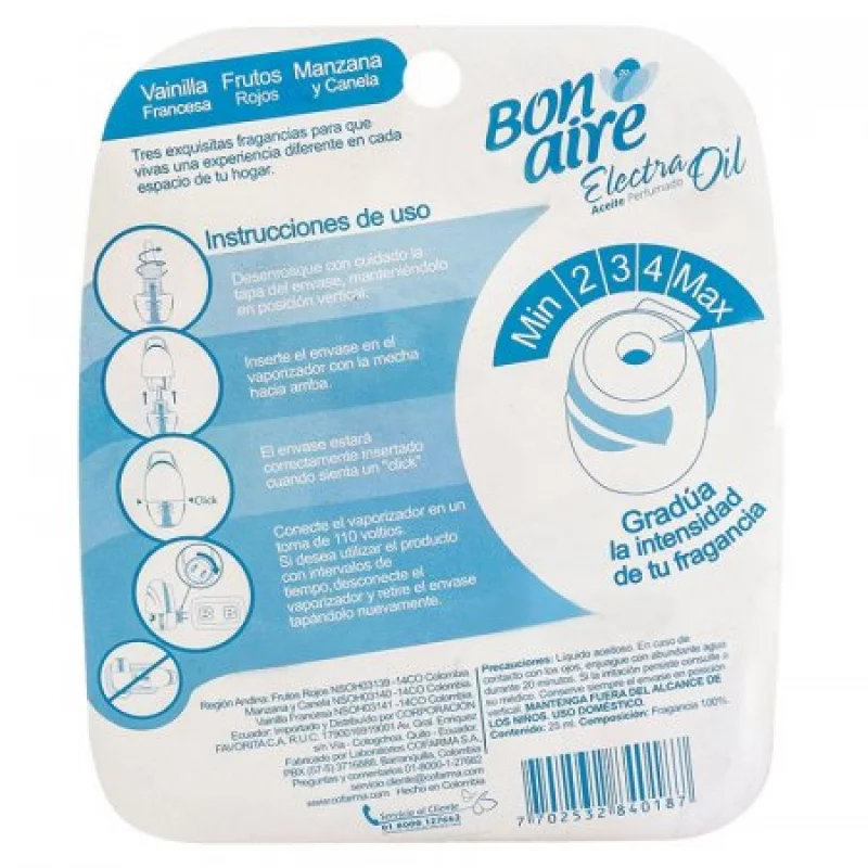 Ambientador Bon Aire Electrico 75 Ml 3 Ud Surtido 5108010503