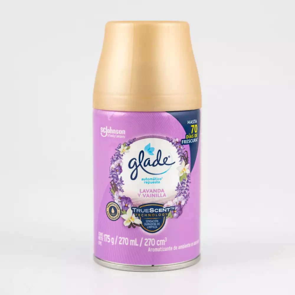 Ambientador Glade Automatico Lavanda Vainilla Morado