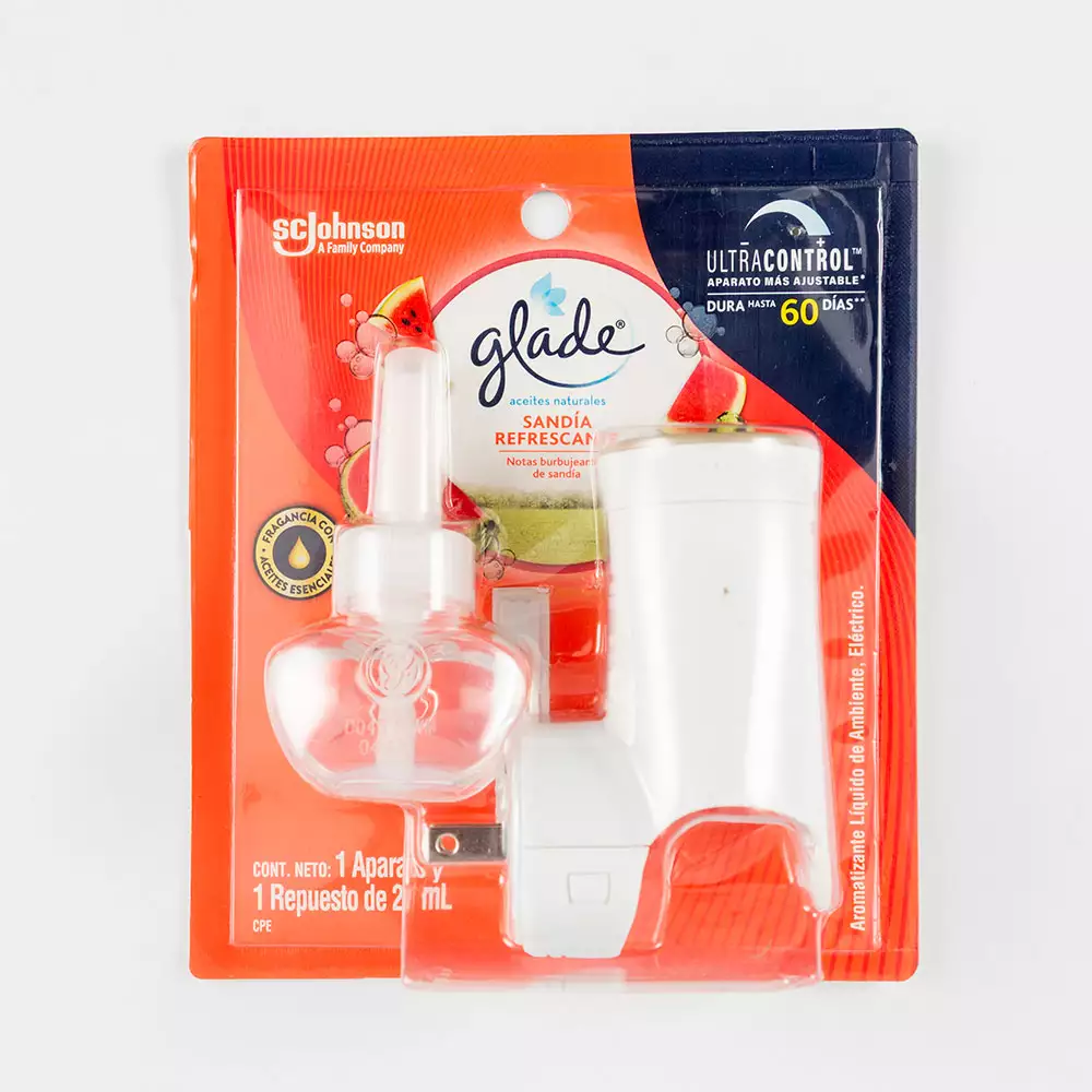 Ambientador Glade Electrico 21 Ml 12 Ud Sandia 379144