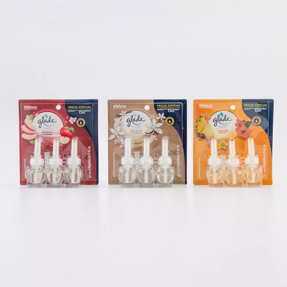 Ambientador Glade Electrico 3 Ud Surtido 346765