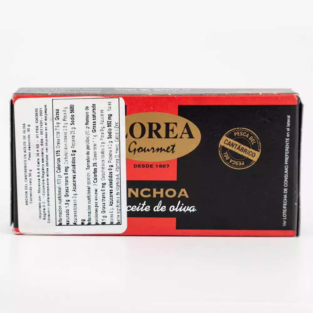 Anchoa lorea x 50grs en aceite de oliva 8739