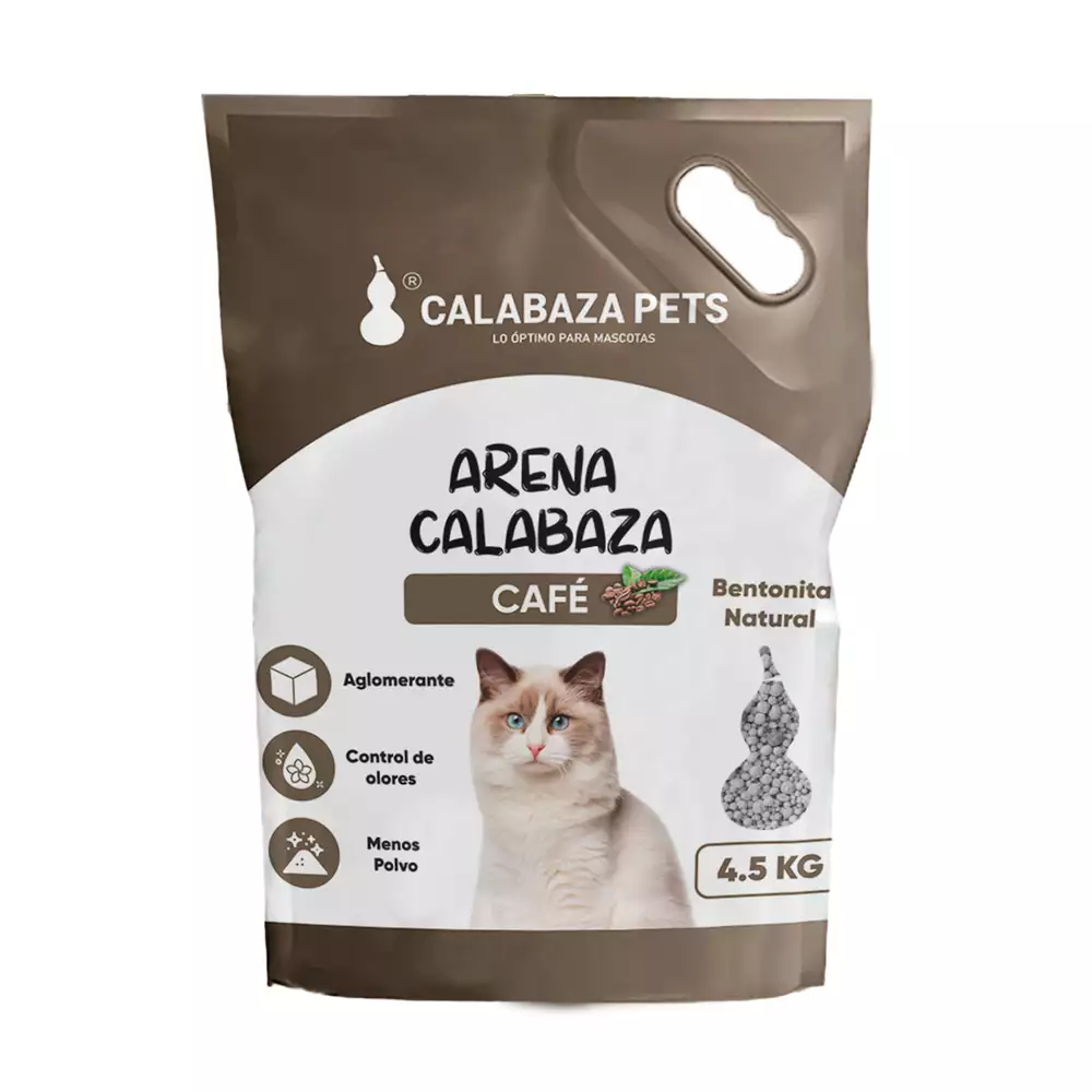 Arena Gato Calabaza Pets Cafe 4.5 Kg 4Pr13