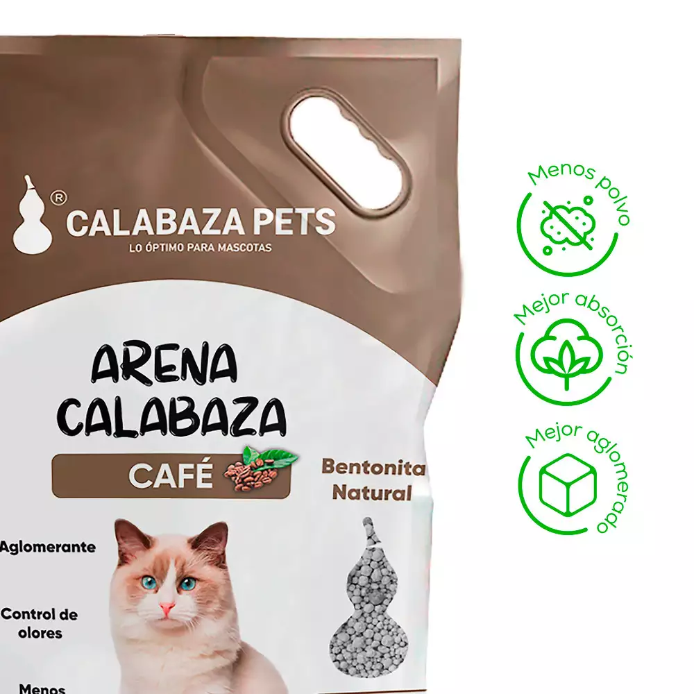 Arena Gato Calabaza Pets Cafe 4.5 Kg 4Pr13