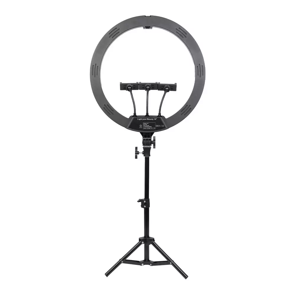 Aro De Luz Regulable De 45 Cm Para 3 Dispositivos Vta