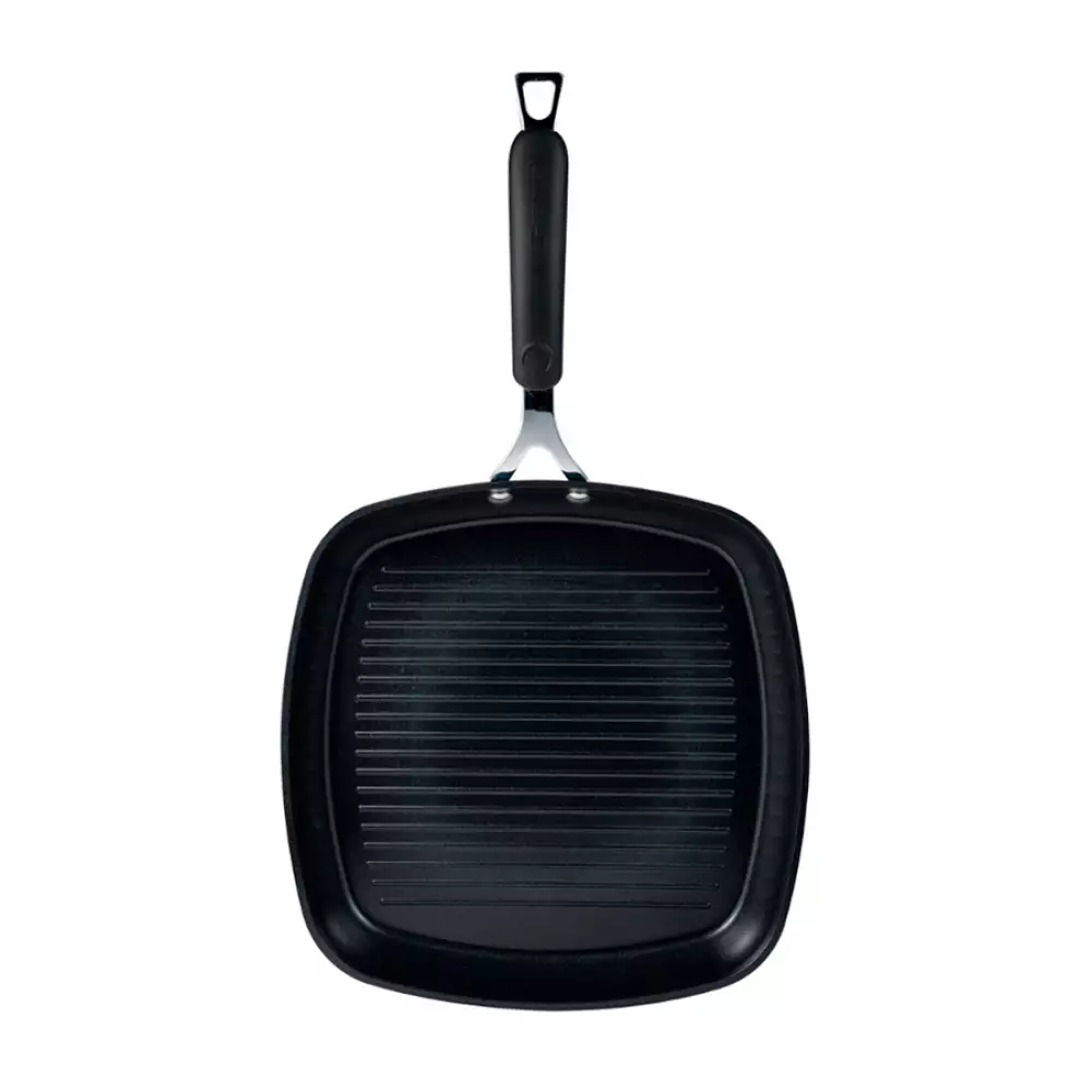 Asador Bergner 28X4.5Xcm Azul Aluminio Forjado Bg30506Blk