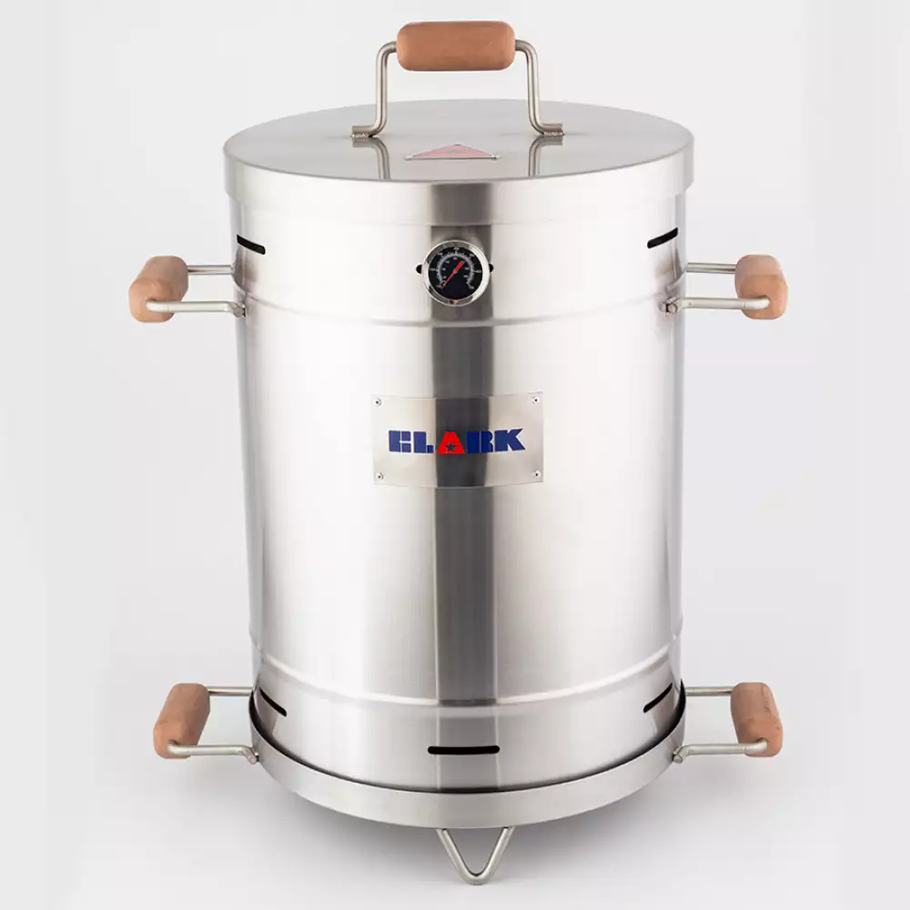 Asador carbon clark mediano 40 x 72 cm