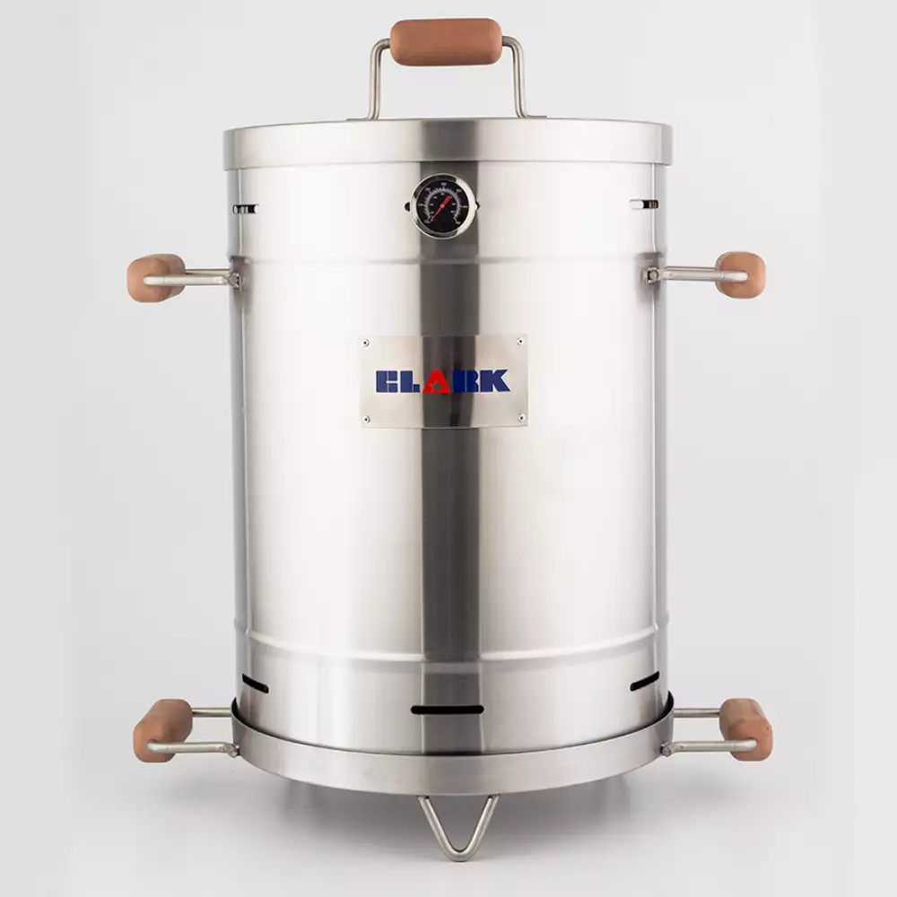 Asador carbon clark mediano 40 x 72 cm