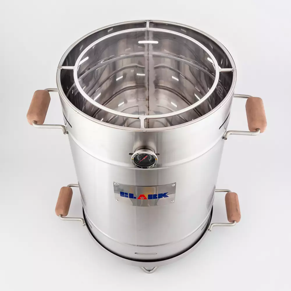 Asador carbon clark mediano 40 x 72 cm