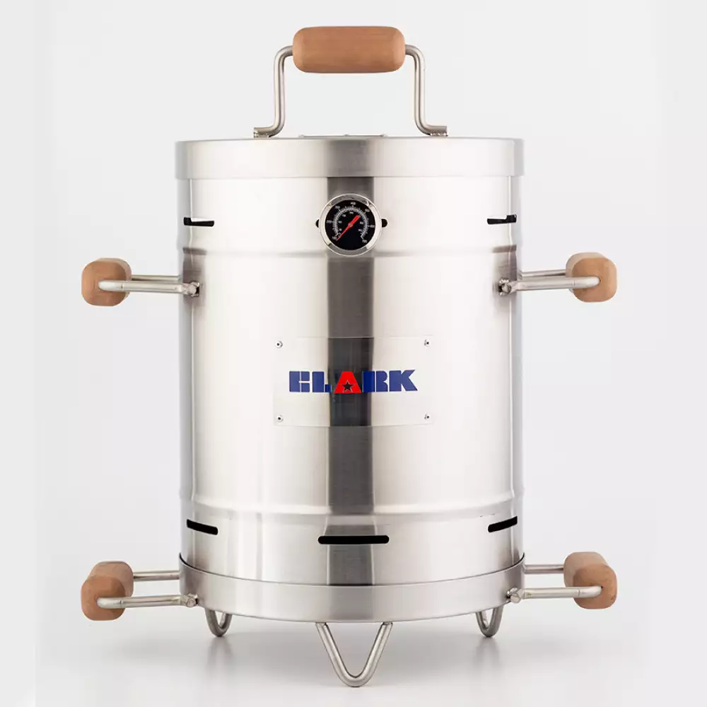 Asador carbon clark pequeño 30x58 cm
