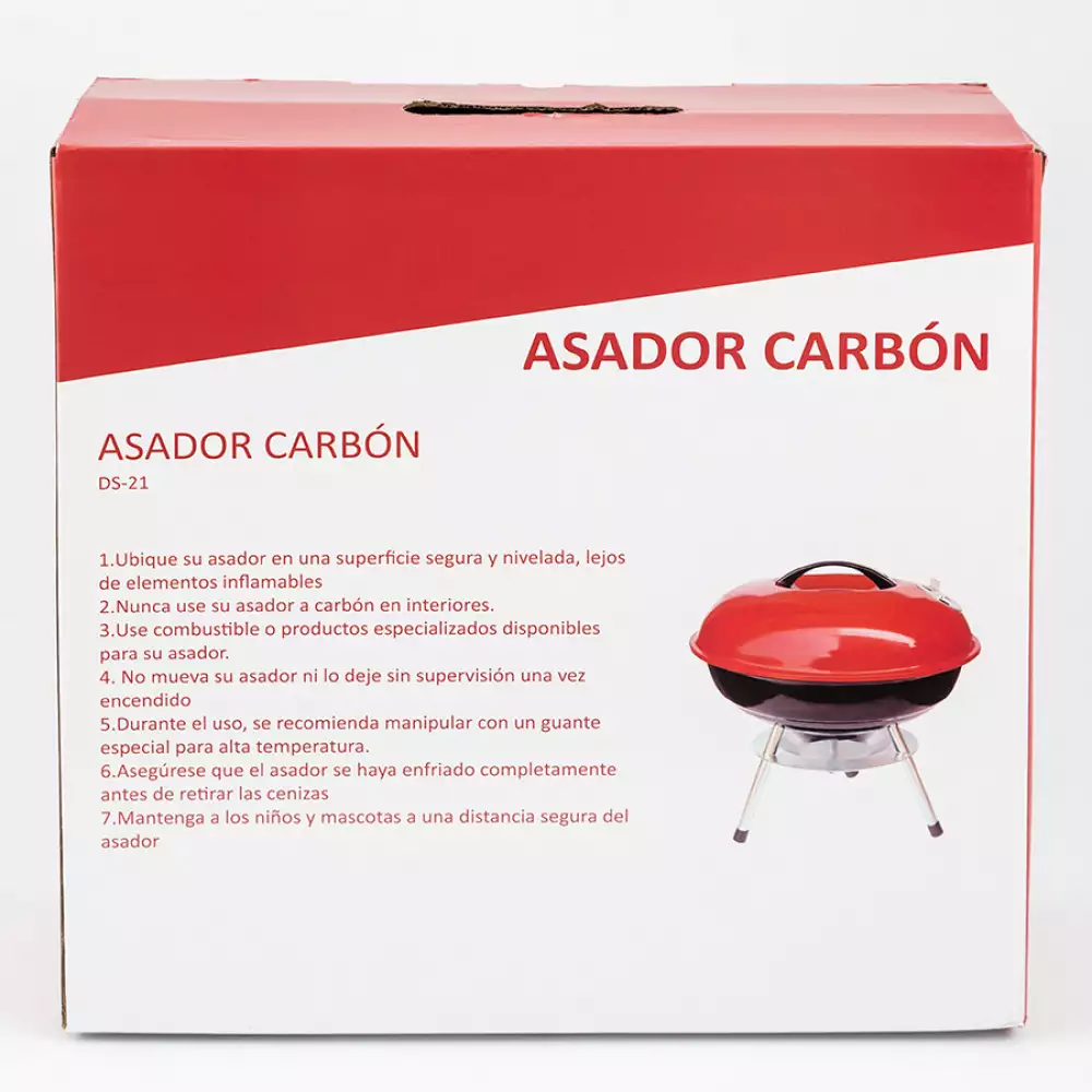 Asadores Carbon Ds-21 Redondo 36*52Cm Grosor 0.5 Mm