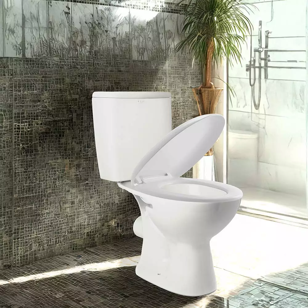 Asiento Sanitario Boccherini Alongado Caida Lenta Blanco Polipro