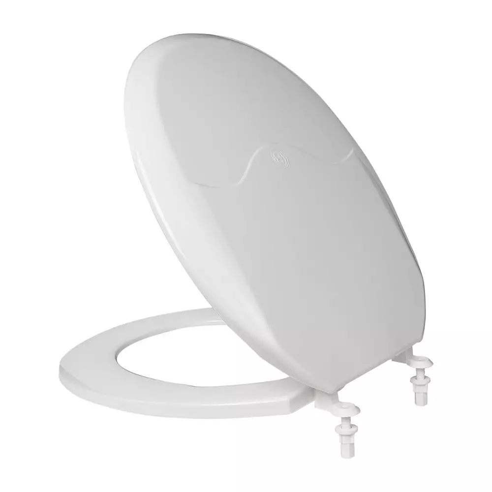 Asiento Sanitario Boccherini Redondo Tradicional Blanco Polipro