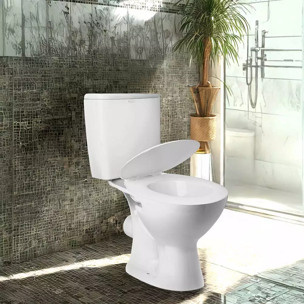 Asiento Sanitario Boccherini Redondo Tradicional Blanco Polipro