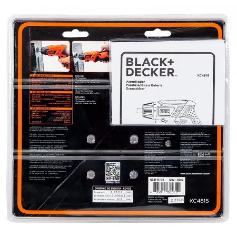 Comprar Atornillador Black+Decker Inalambrico 3 8 8V Bd