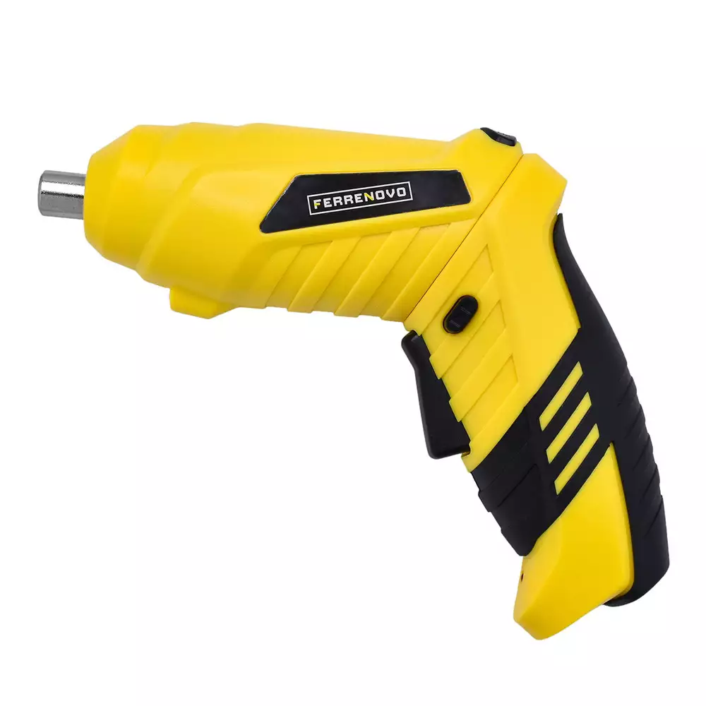 Atornillador Inalambrico 3.6V Con Accesorios Color Amarillo
