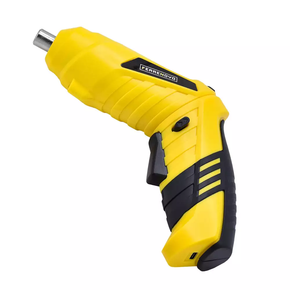 Atornillador Inalambrico 3.6V Con Accesorios Color Amarillo