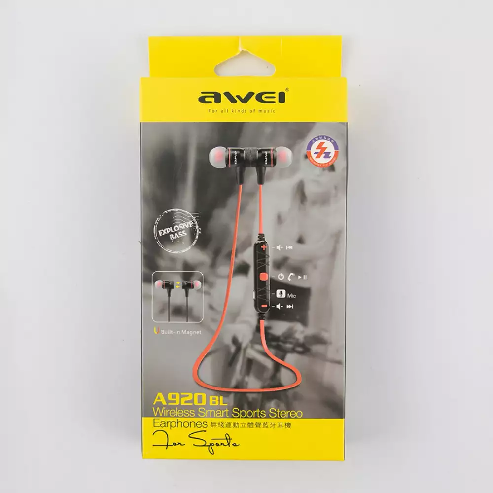 Audifonos Awei Deportivos 5 V 300 Ma A920 Bl