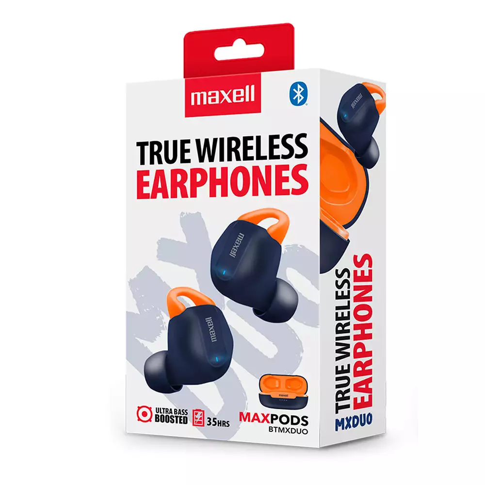 Audifonos Maxell Bluetooth Tws Azul Oscuro 348649