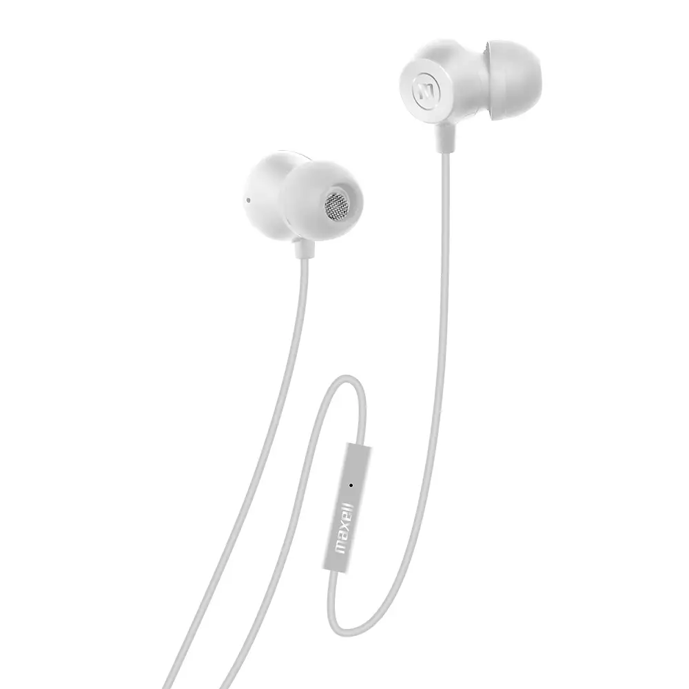 Audifonos Maxell In-Bax Microfono Blanco 347946