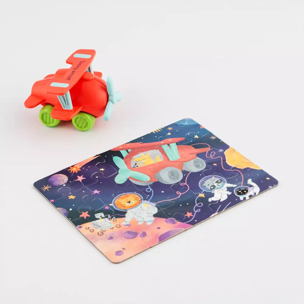 Avion Maypa Rompecabezas 12X7Cm Plastico