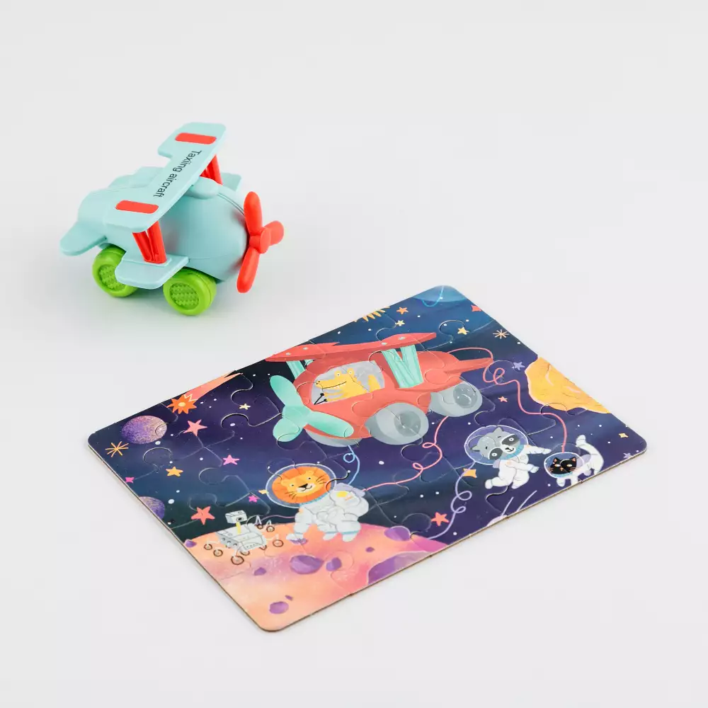 Avion Maypa Rompecabezas 12X7Cm Plastico