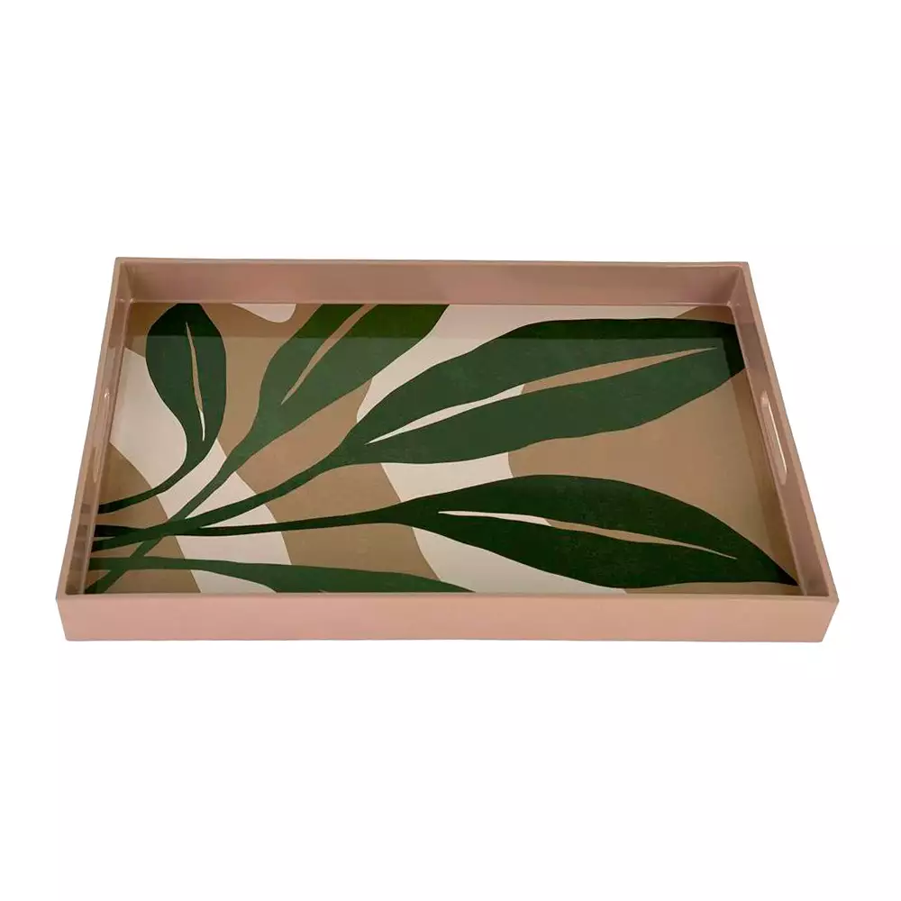 Bandeja Concepts Savanna 30X4X45Cm Marron Plastico 420-105390