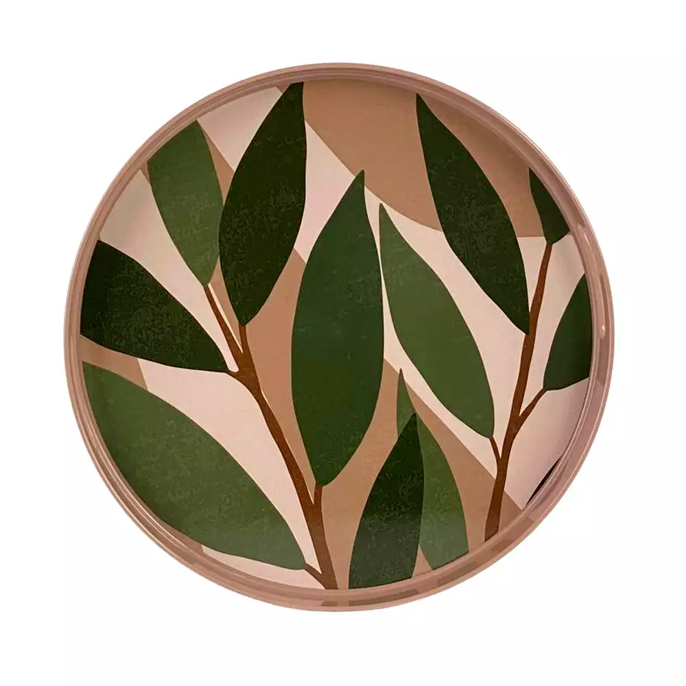 Bandeja Concepts Savanna 34X4X34Cm Marron Plastico 420-105399