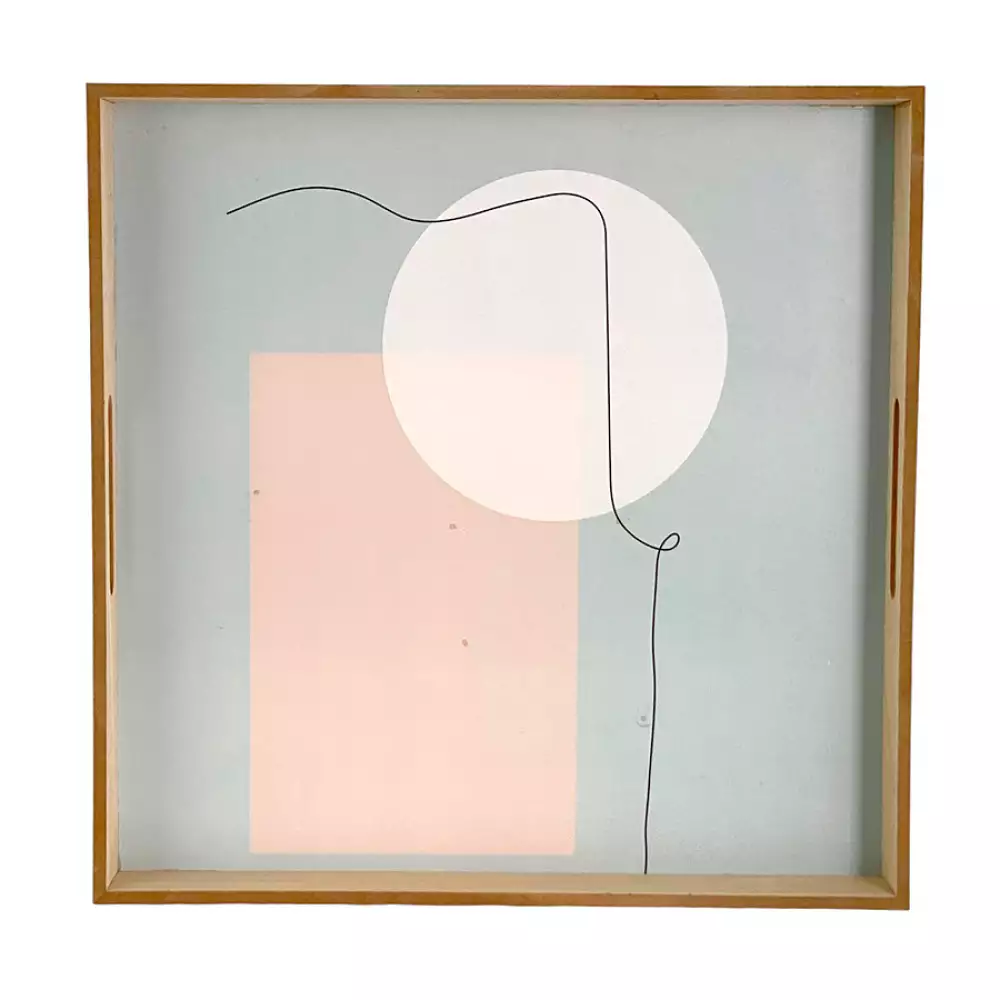 Bandeja Cubo Concepts Sweet Mocca 17X2X17Cm Marron Hierro 567-