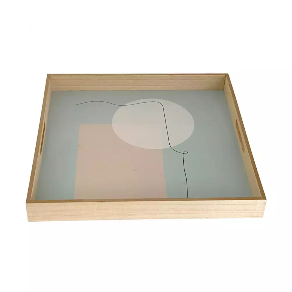 Bandeja Cubo Concepts Sweet Mocca 17X2X17Cm Marron Hierro 567-