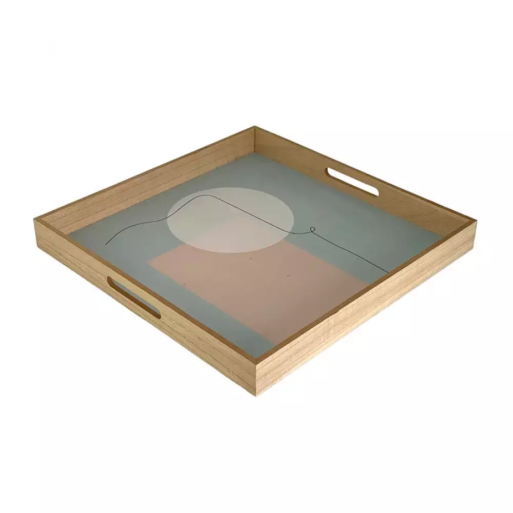 Bandeja Cubo Concepts Sweet Mocca 17X2X17Cm Marron Hierro 567-