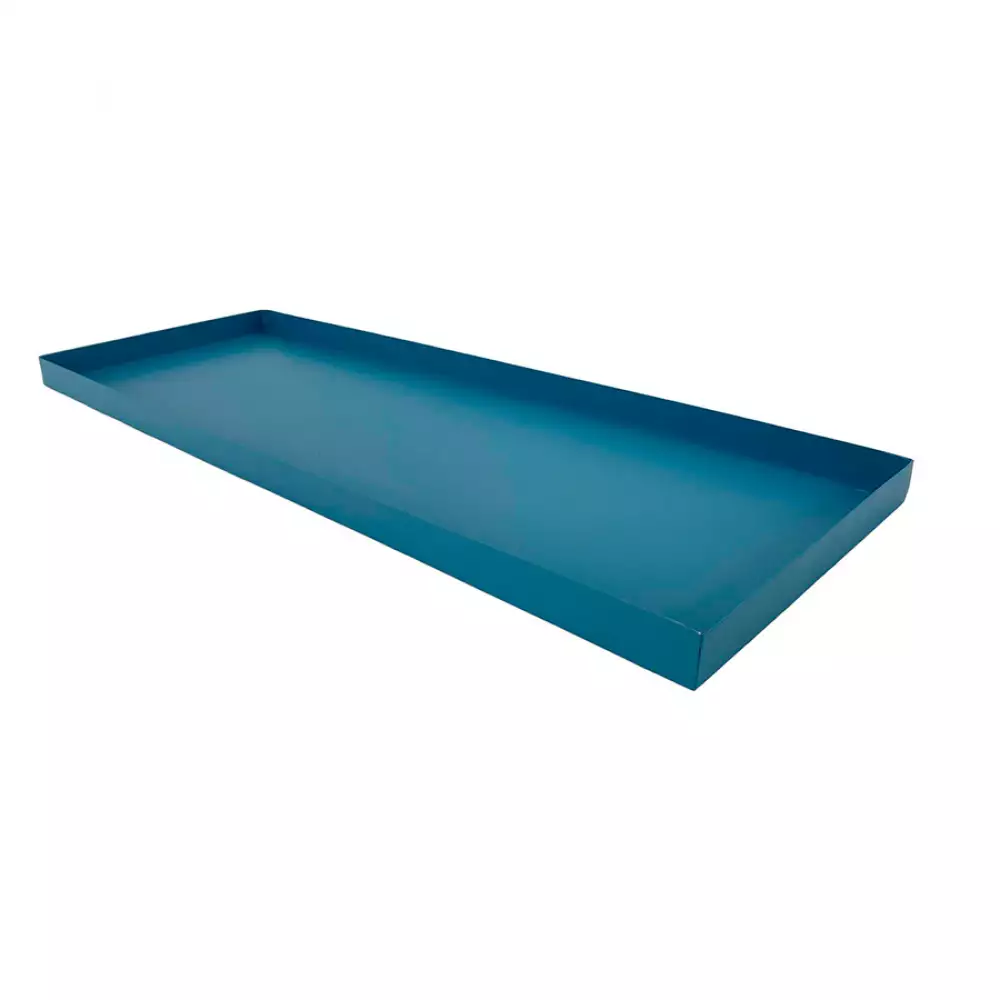 Bandeja deco concepts Crystal Blue 18x2x18cm azul hierro 567-53171