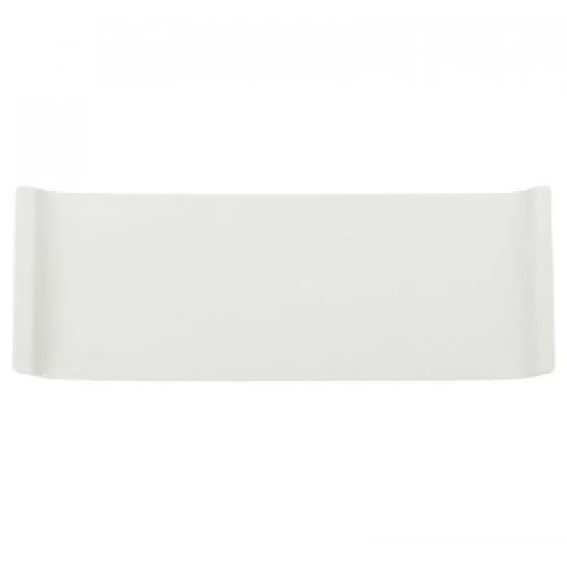 Bandeja Expressions Rectangular 12X1X31Cm Blanco Porcelana