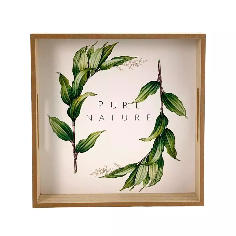 Bandeja Hoja Concepts Savanna 30X5X30Cm Multicolor Mdf 532-02077