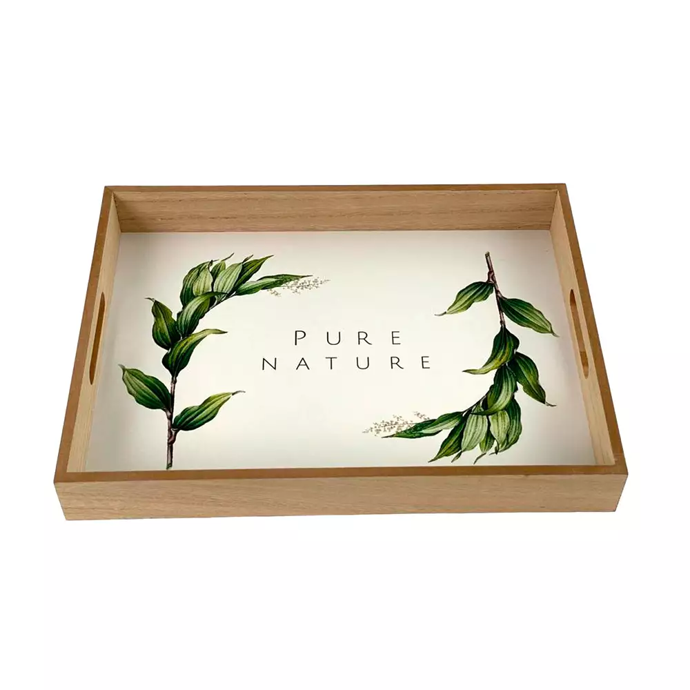 Bandeja Hoja Concepts Savanna 40X5X30Cm Multicolor Mdf 532-02078