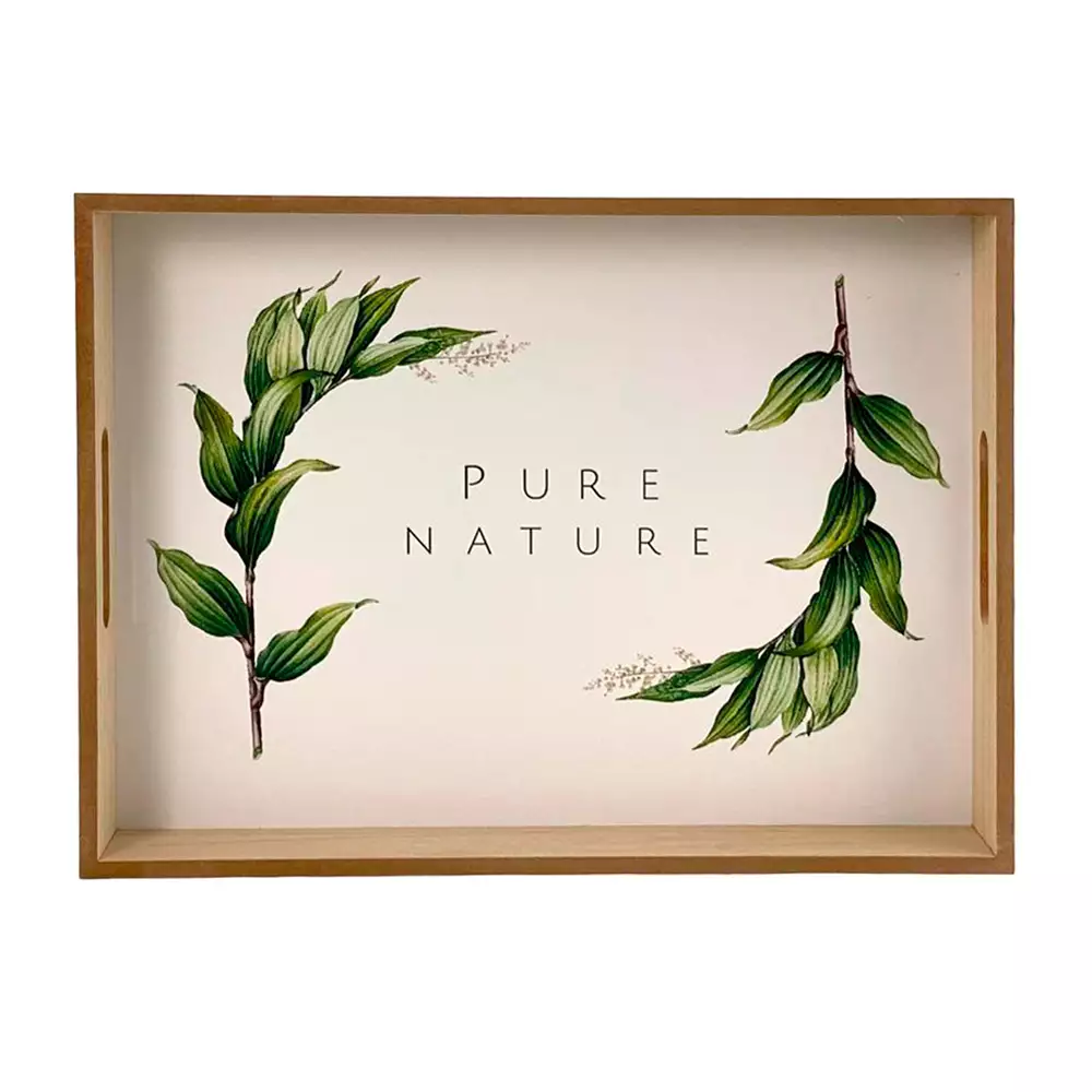 Bandeja Hoja Concepts Savanna 40X5X30Cm Multicolor Mdf 532-02078