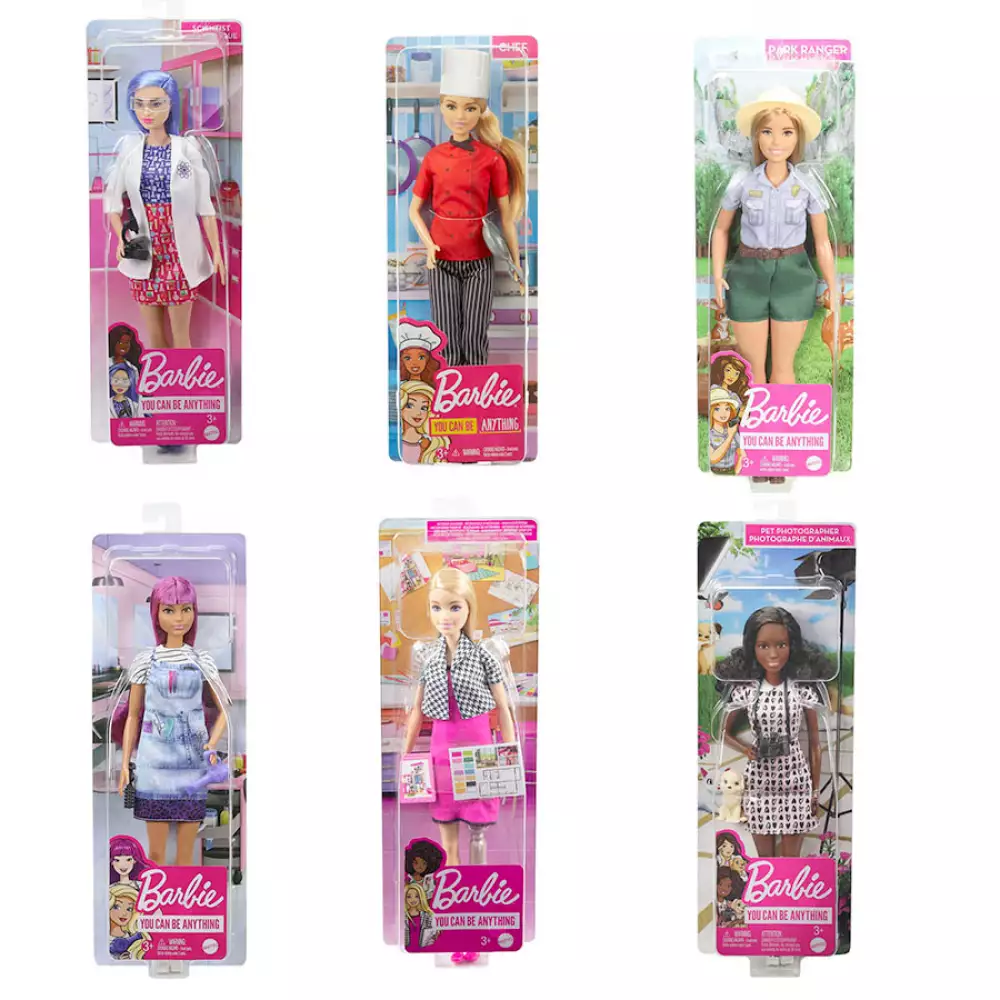 Barbie Profesiones Mattel Surtido Dvf50