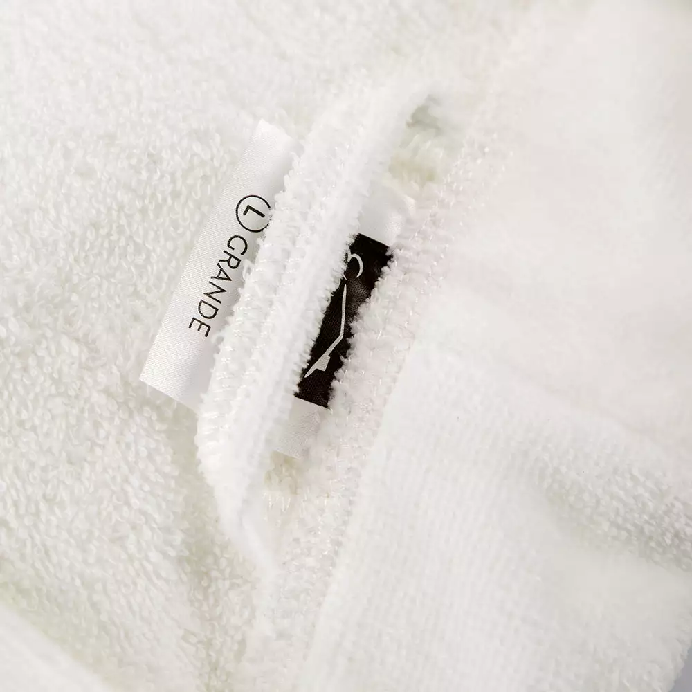 Bata De Bano Expressions Grande Blanco 350 Gr Algodon Brlres350O