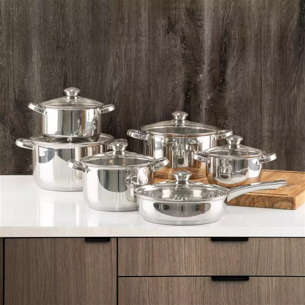 Bateria De Cocina Expressions 12 Ud Acero Inoxidable