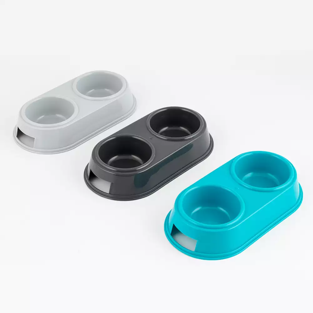 Bebedero Comedero Pe Pets Collection 26X5X13Cm Multicolor Plast