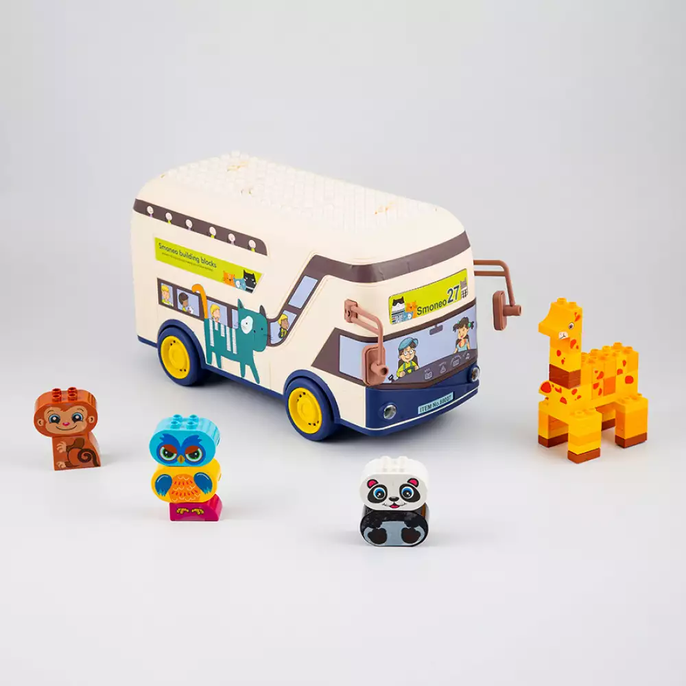 Bloques Bus Maypa 43X19Cm 136 Pz Plastico 832-46-A93179