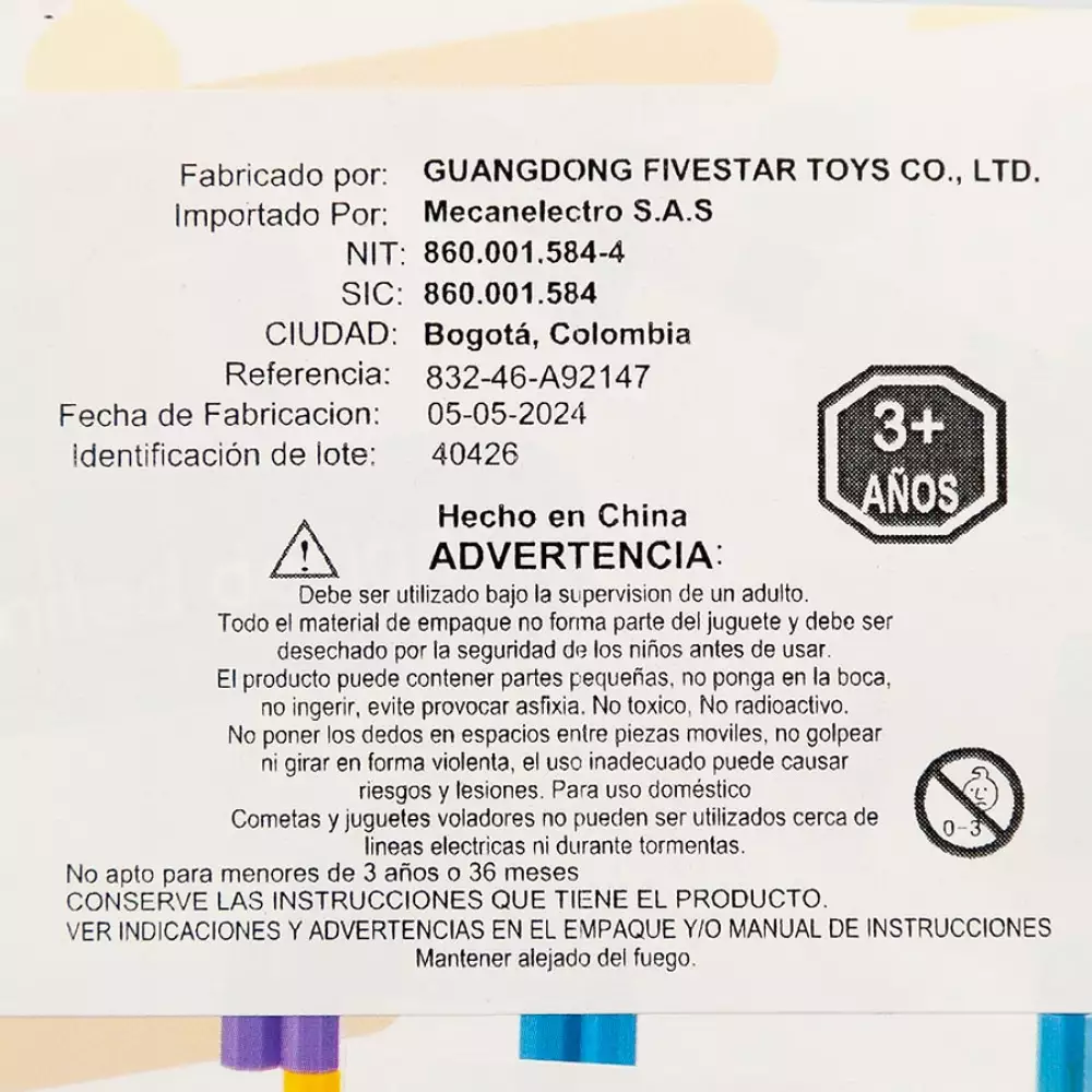 Bloques Maypa 12X12Cm Surtido Plastico