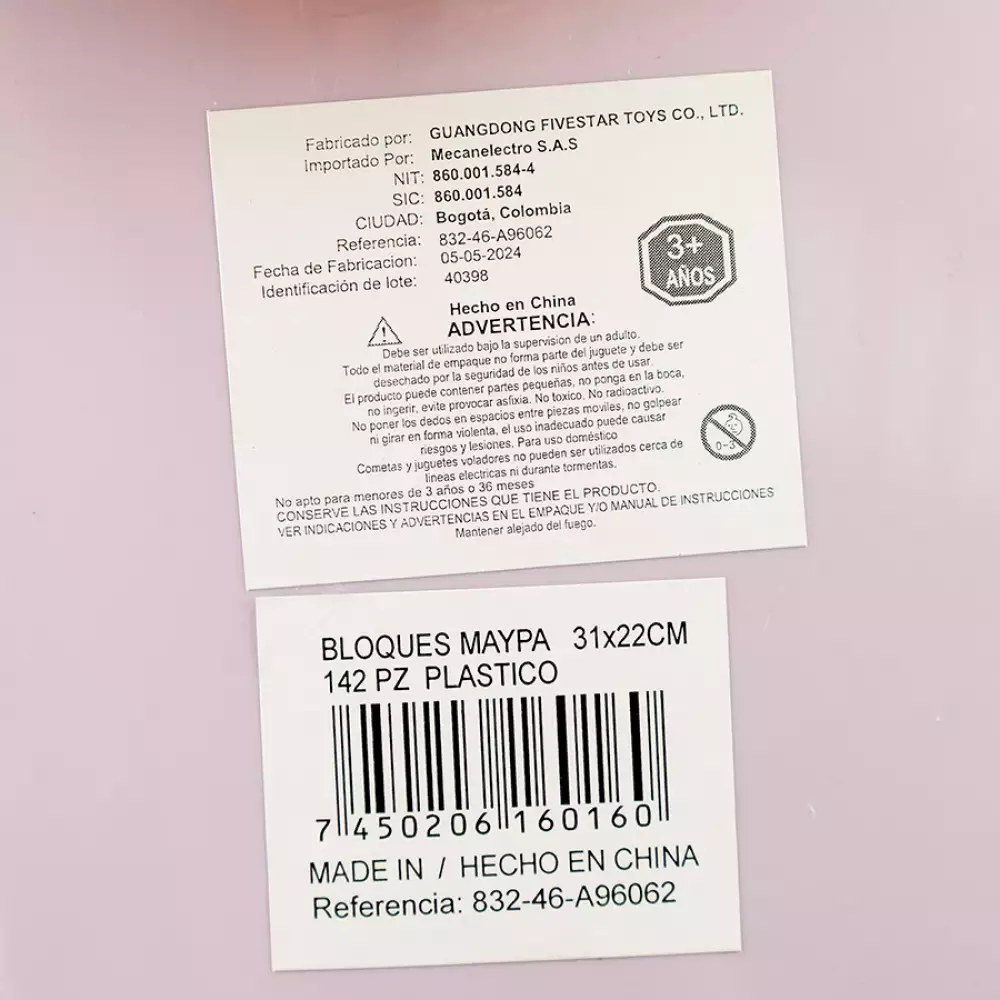 Bloques Maypa 31X22Cm 142 Pz Plastico