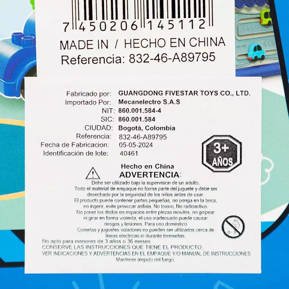 Bloques Maypa Estacion Policia 25X18Cm 55 Pz Plastico