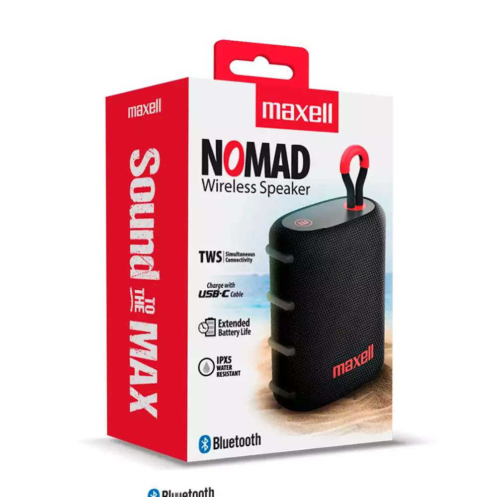 Bocina Inalambrico Maxell 5W Rms Negro 5 W 348552