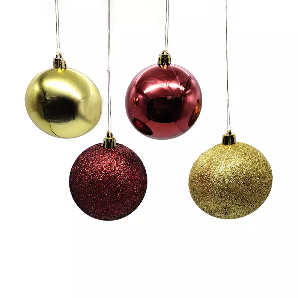 Bolas navideñas vino 10Pzs 7cm Expressions GS01C03014