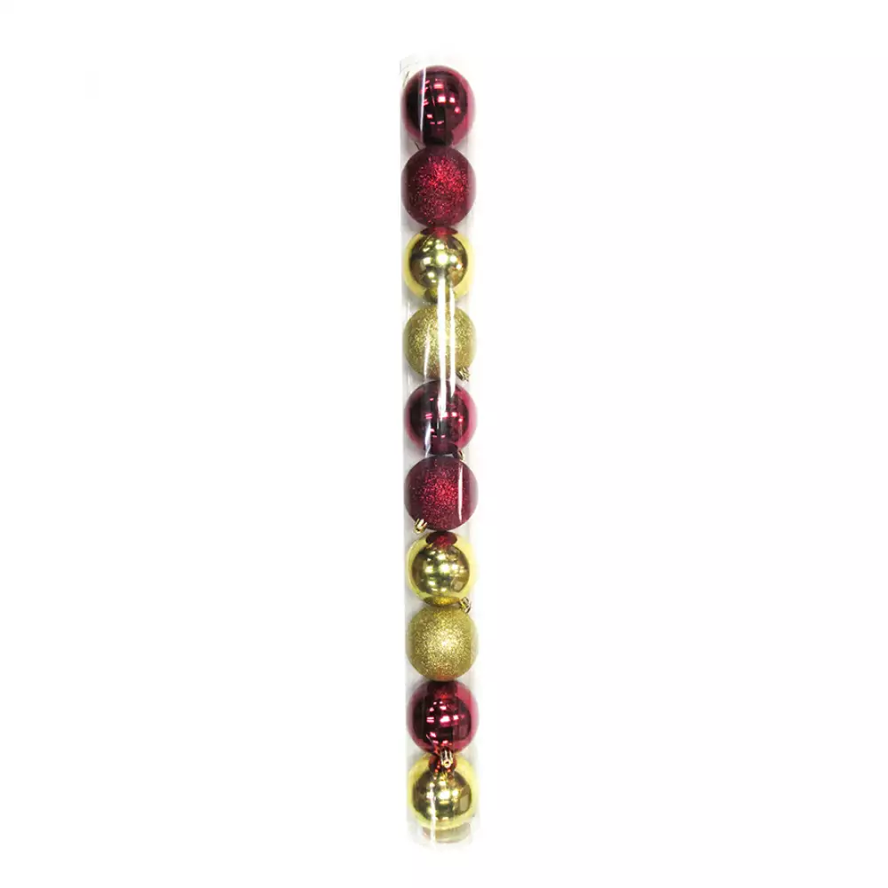 Bolas navideñas vino 10Pzs 7cm Expressions GS01C03014