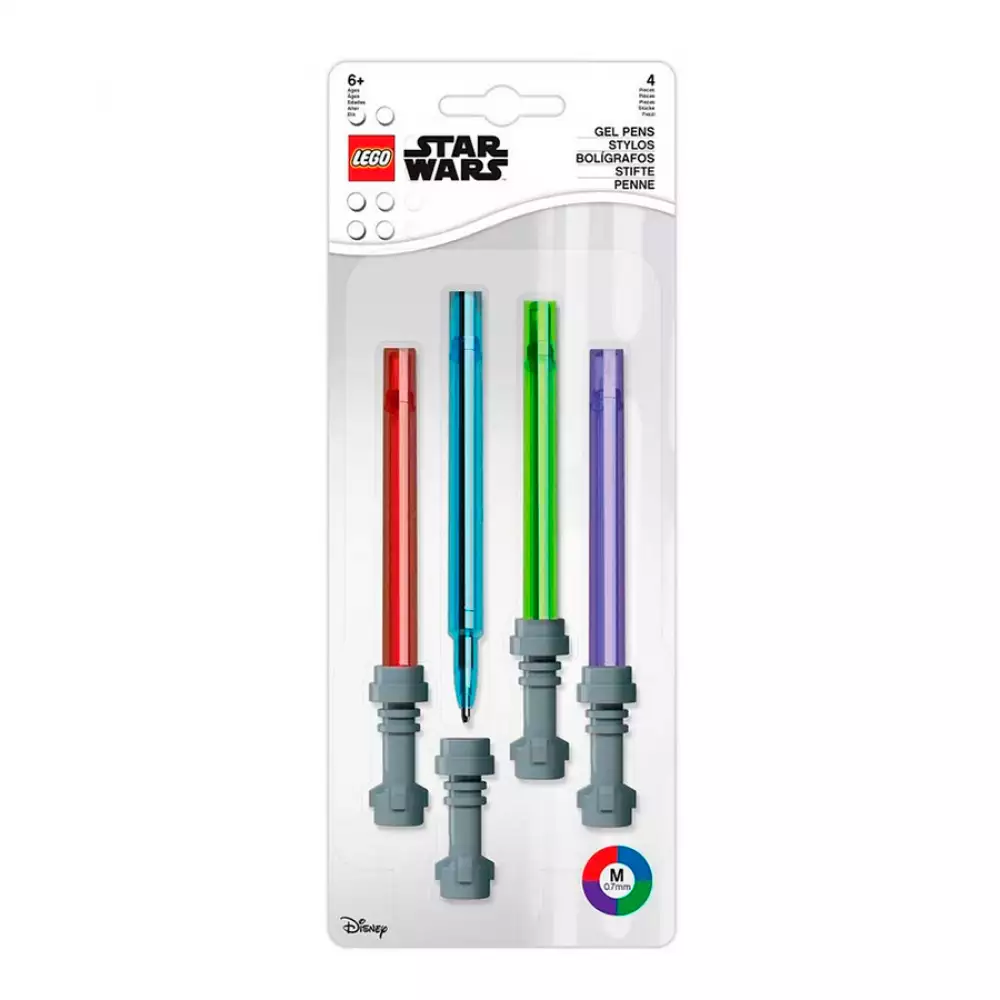 Boligrafos Starwars Lego Set 4 Ahoscssan1005